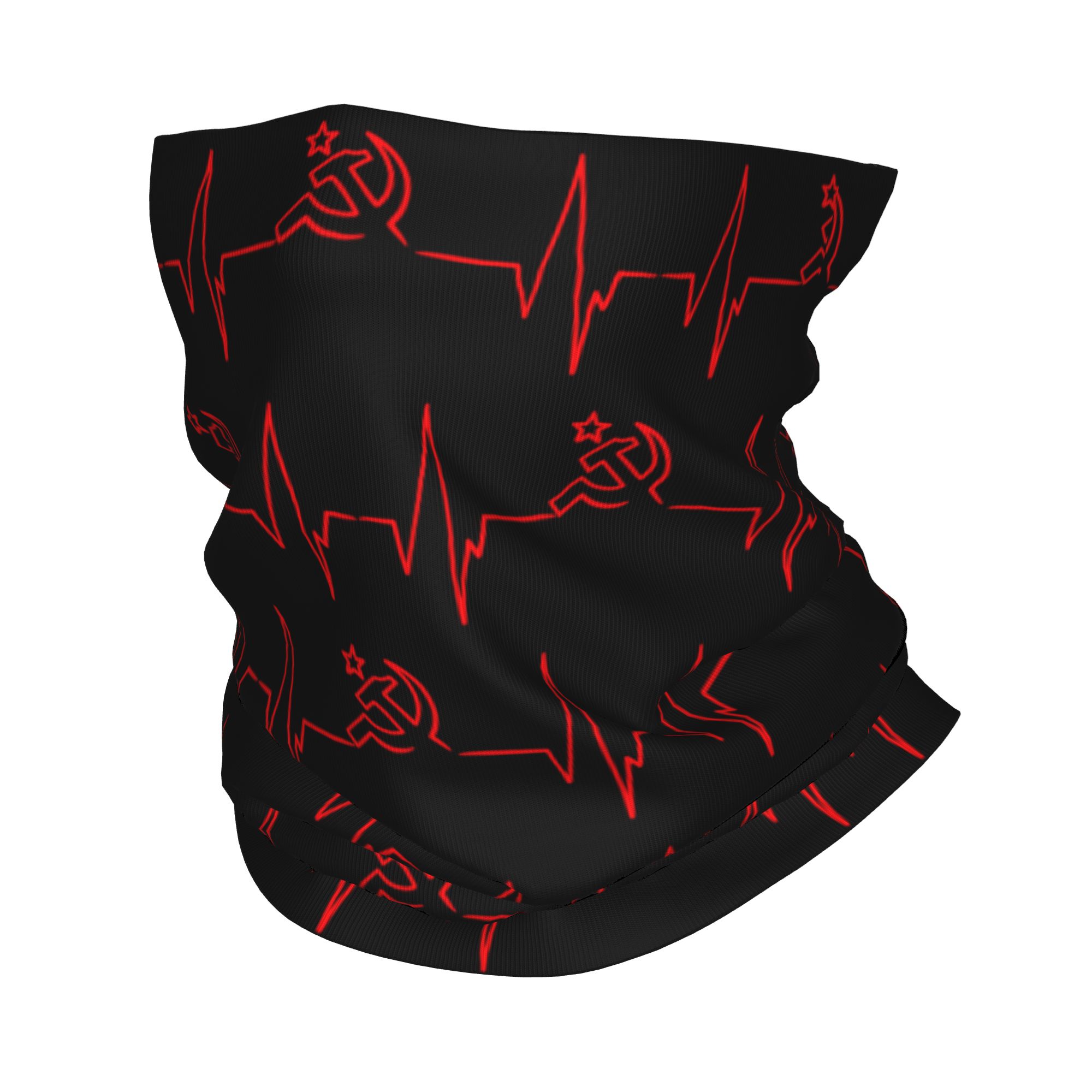 Balaclava Face Mask - ผ้าพันคอคลุมหน้าลายธงชาติรัสเซียแบบกำหนดเอง ลายธงชาติโซเวียต ป้องกันลม สำหรับผู้ชายและผู้หญิง ผ้าคลุมศีรษะแบบท่อ บาลาคลาวา