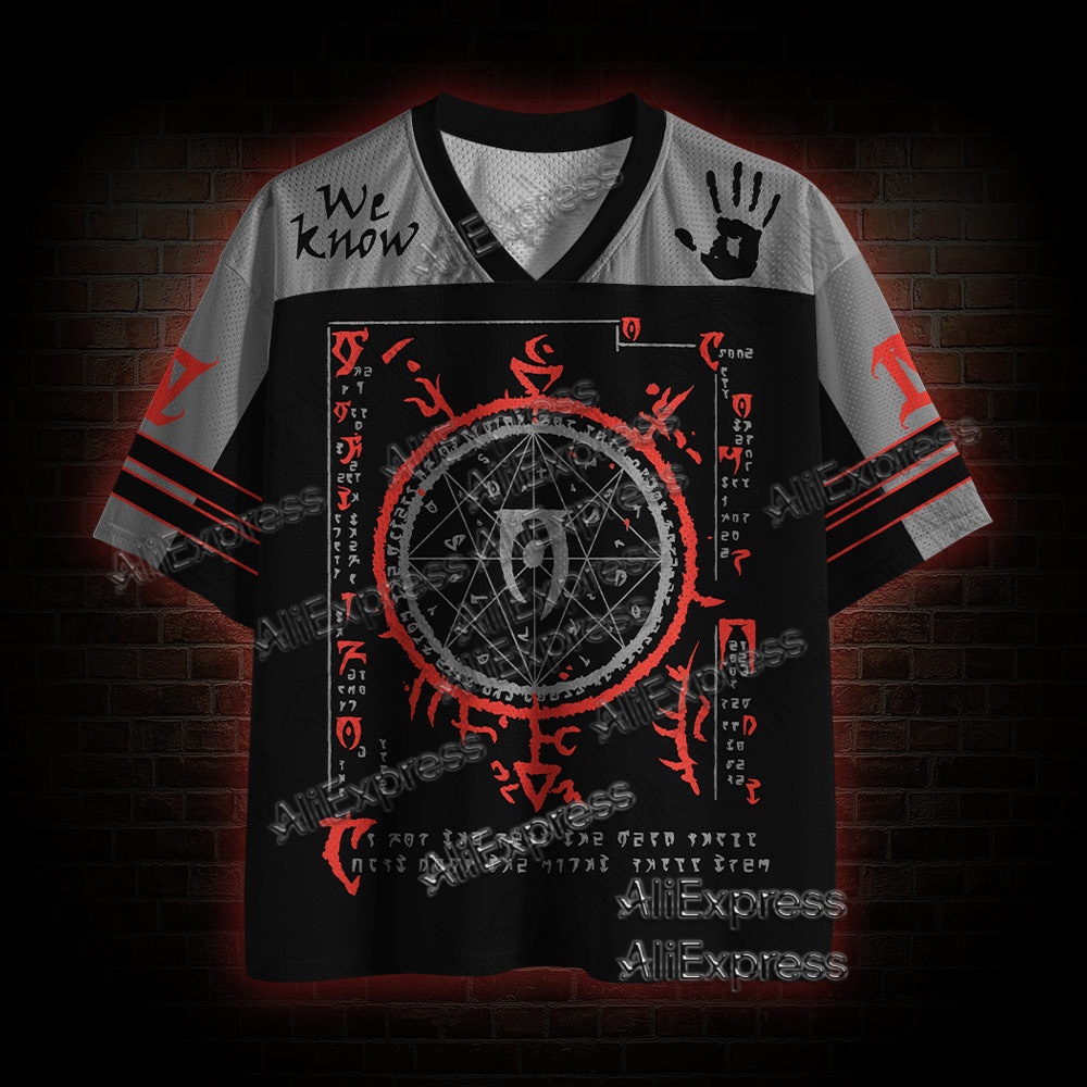 Street Fashion Clothes - สินค้าขายดีบนท้องถนน, เสื้อเจอร์ซีย์ตาข่ายแห้งเร็วทันสมัย, เสื้อยืดคอวีระบายอากาศสำหรับผู้ใหญ่, ชุดออกกำลังกาย