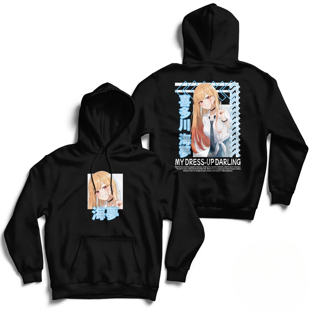 Oversized Crewneck Fleece - เสื้อฮู้ดดี้ My Dress-Up Darling ทรงโอเวอร์ไซส์ ลายกราฟิก