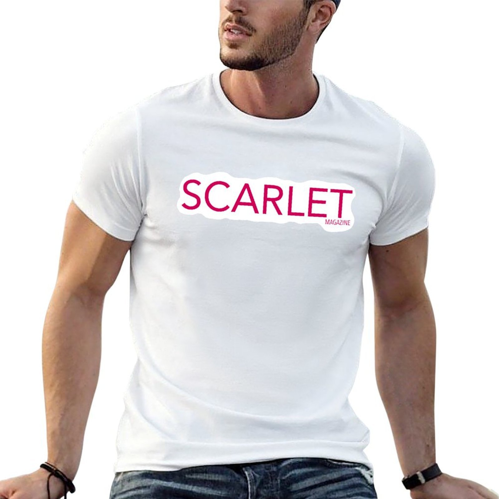 Street Fashion Magazines - เสื้อยืดสการ์เล็ตแมกกาซีน เสื้อยืดแฟชั่นแนวสตรีทลำลอง