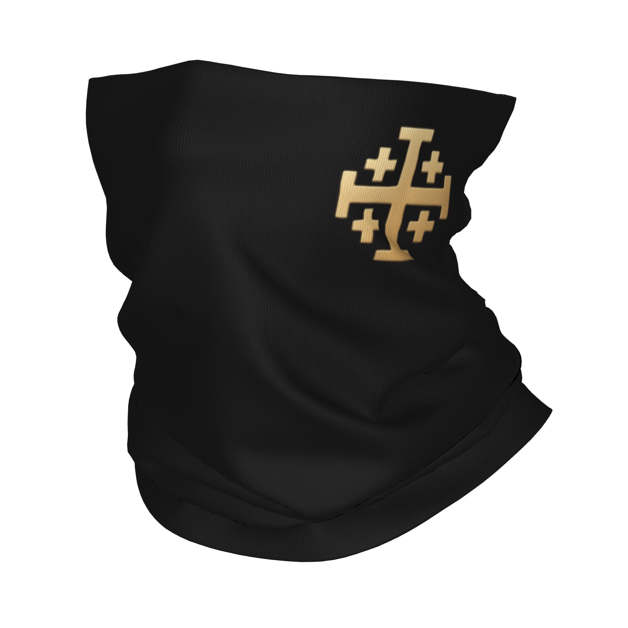 Balaclava Face Mask - ผ้าพันคอคริสเตียนลายกางเขนอัศวินเยรูซาเล็ม ผ้าปิดคอพิมพ์ลายเทมพลาร์ พระเยซู บาลาคลาวาส ผ้าปิดหน้า ผ้าพันคอ
