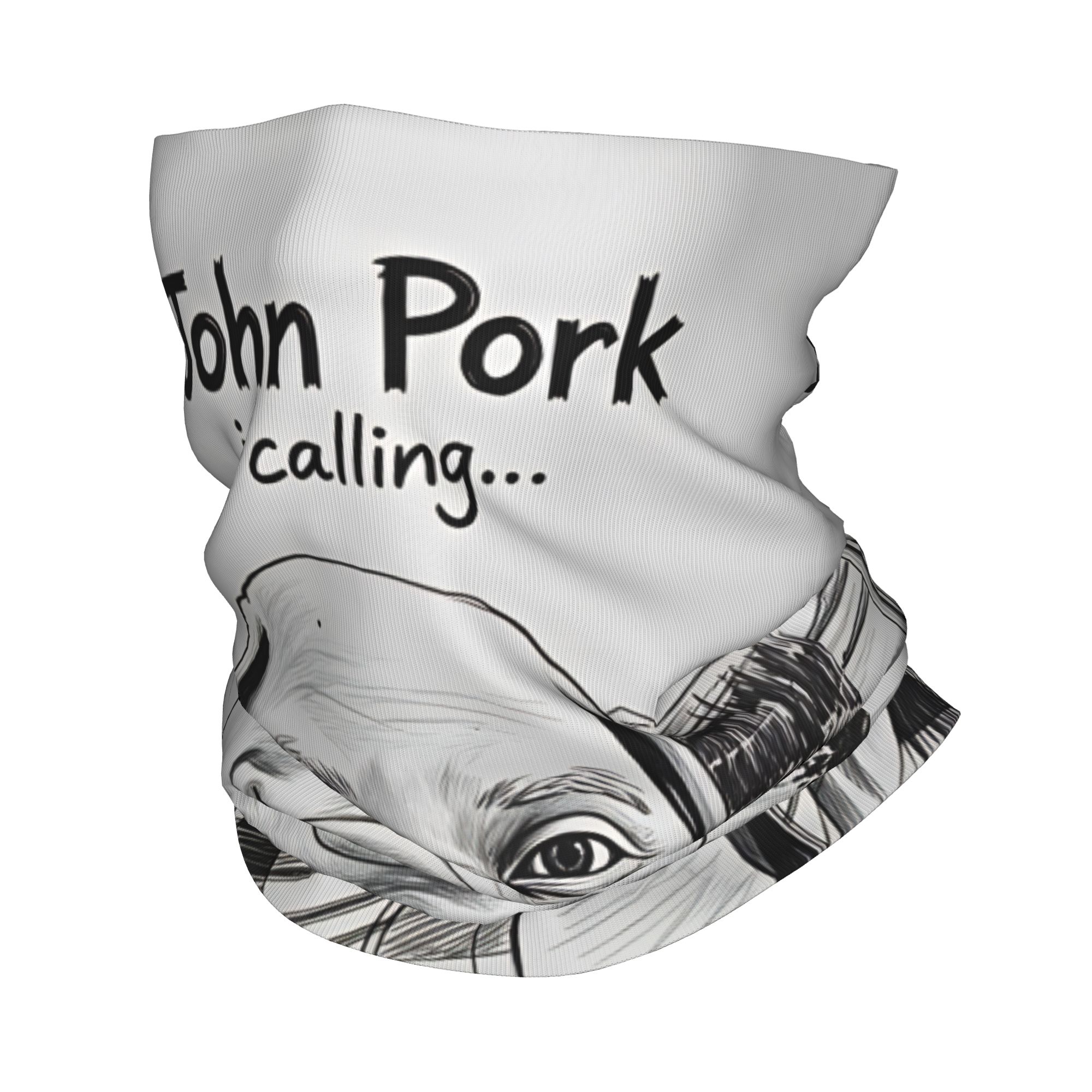 Balaclava Face Mask - หน้ากากบาลาคลาวาสำหรับกีฬากลางแจ้ง John Pork Calling หน้ากากปั่นจักรยาน ระบายอากาศได้ดี