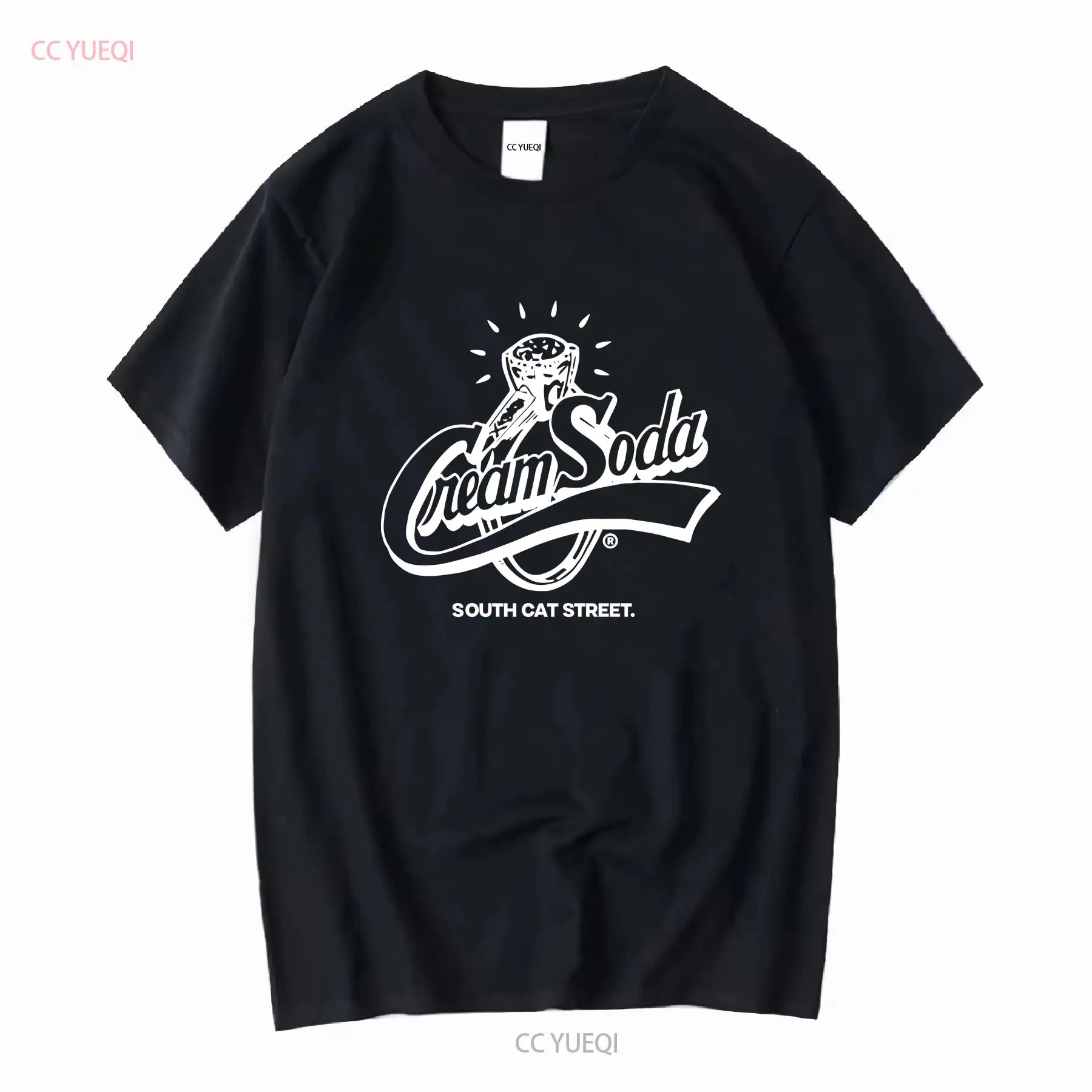 Street Fashion Japan Brand - แบรนด์ญี่ปุ่น CREAM SODA JAPAN เสื้อยืดลาย Cat