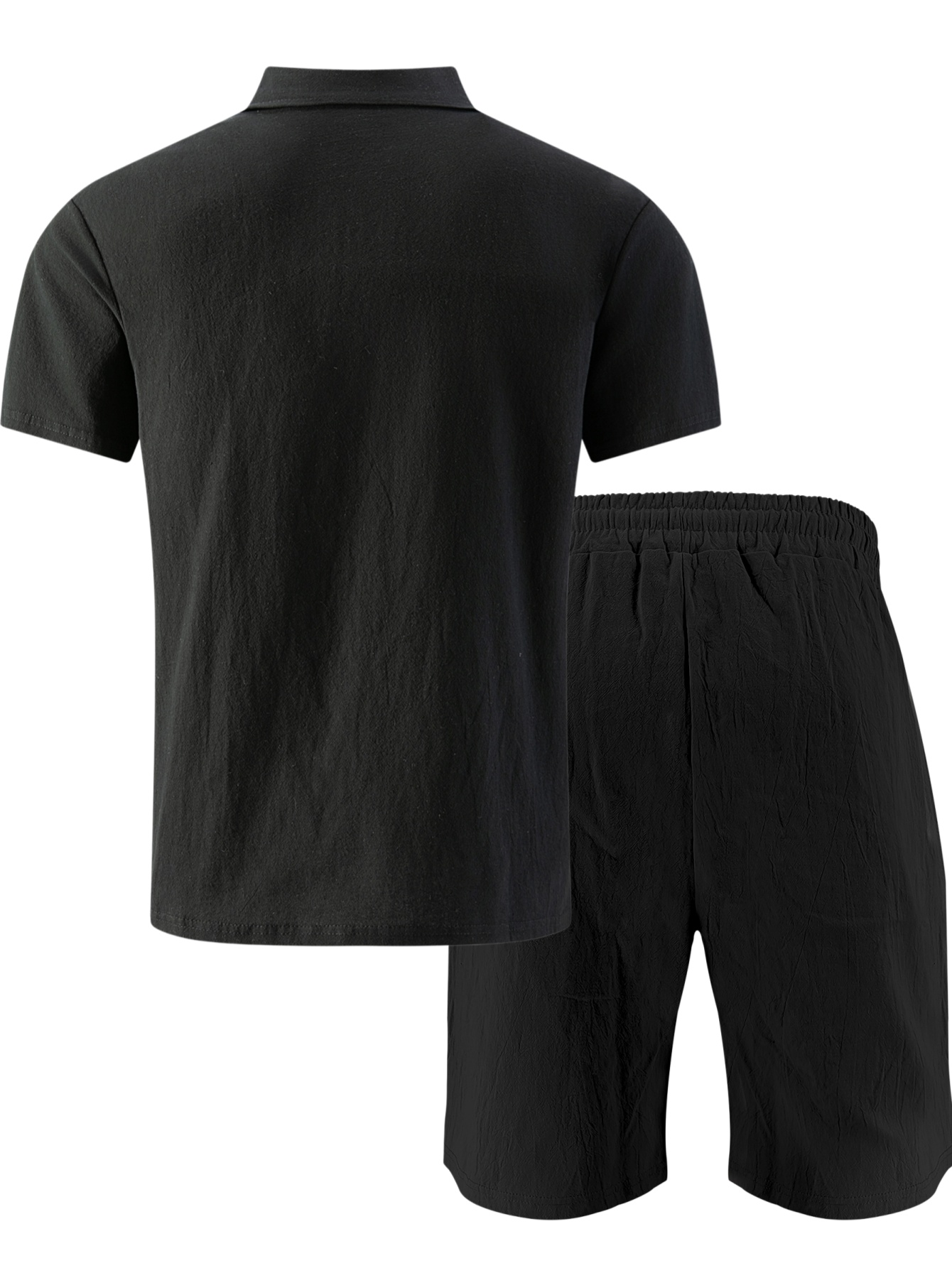 ชุดเซ็ต 2 ชิ้น เสื้อโปโลแขนสั้ - Street Fashion Male บทวิจารณ์และราคา