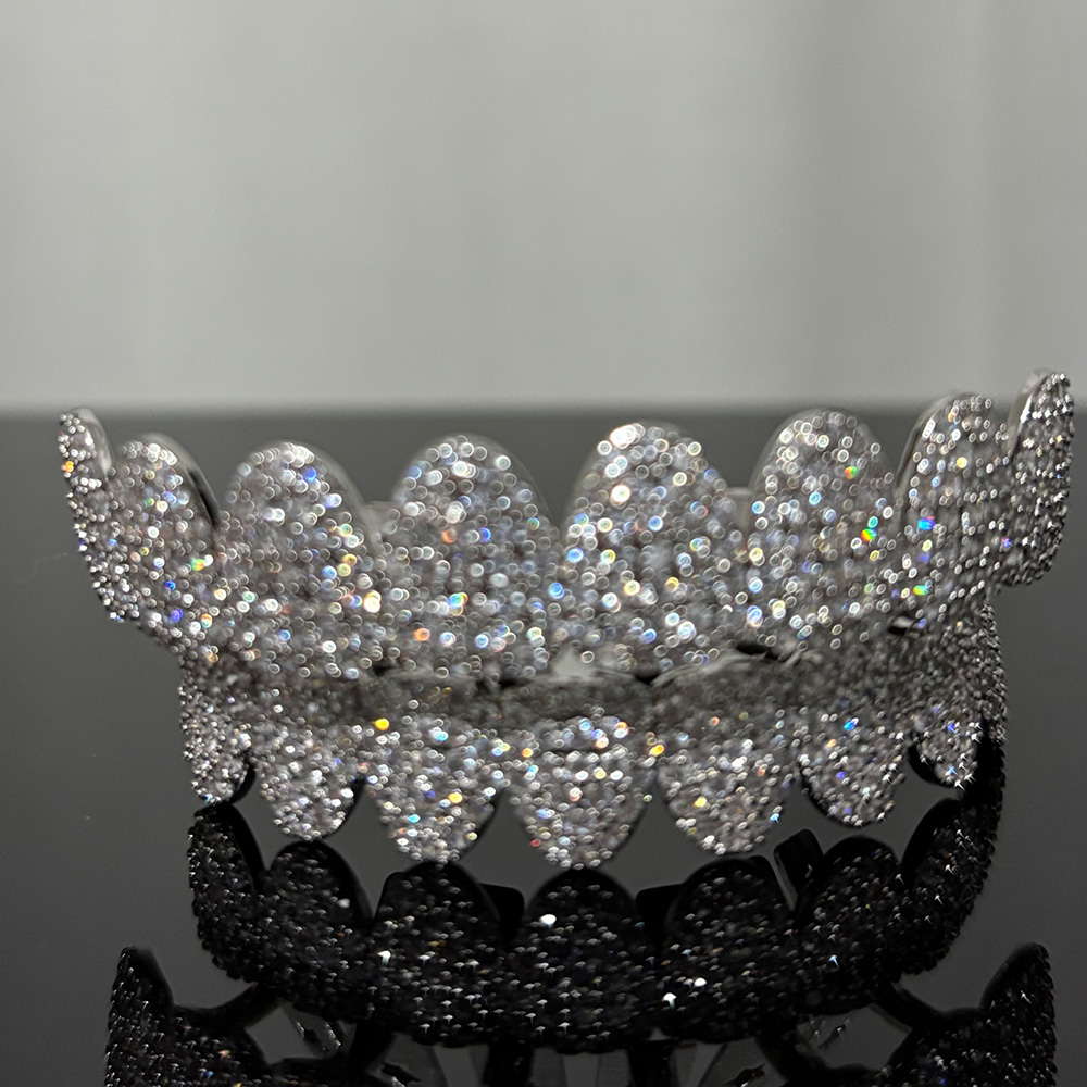 RACHELZ 8/8 Full Iced Out CZ ห - Street Fashion Loverboy Hat บทวิจารณ์และราคา