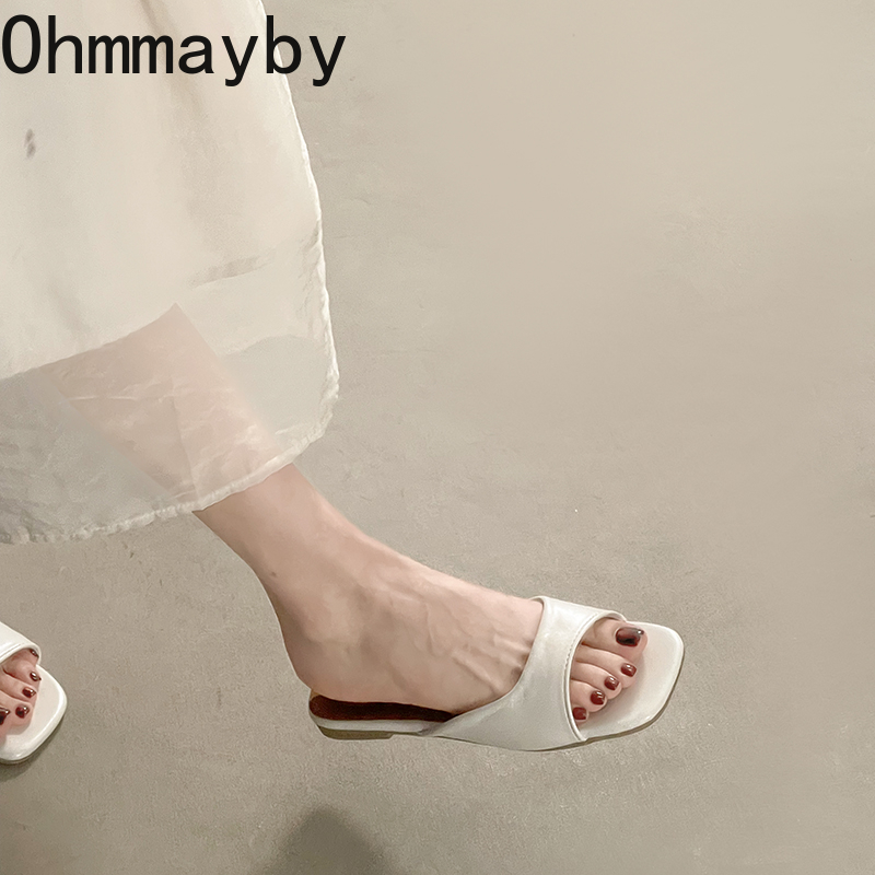 รองเท้าแตะแฟชั่นลายจุดเปิดนิ้ว - Street Fashion Clothes บทวิจารณ์และราคา