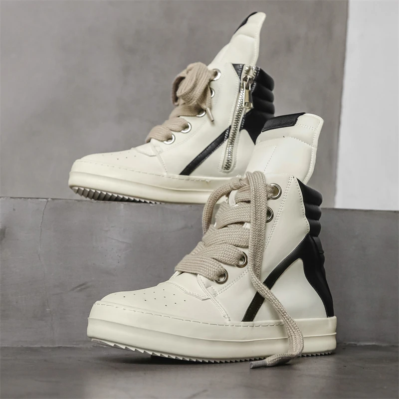 รองเท้าผ้าใบลำลองผู้ชายสุดหรู  - Street Fashion Male บทวิจารณ์และราคา