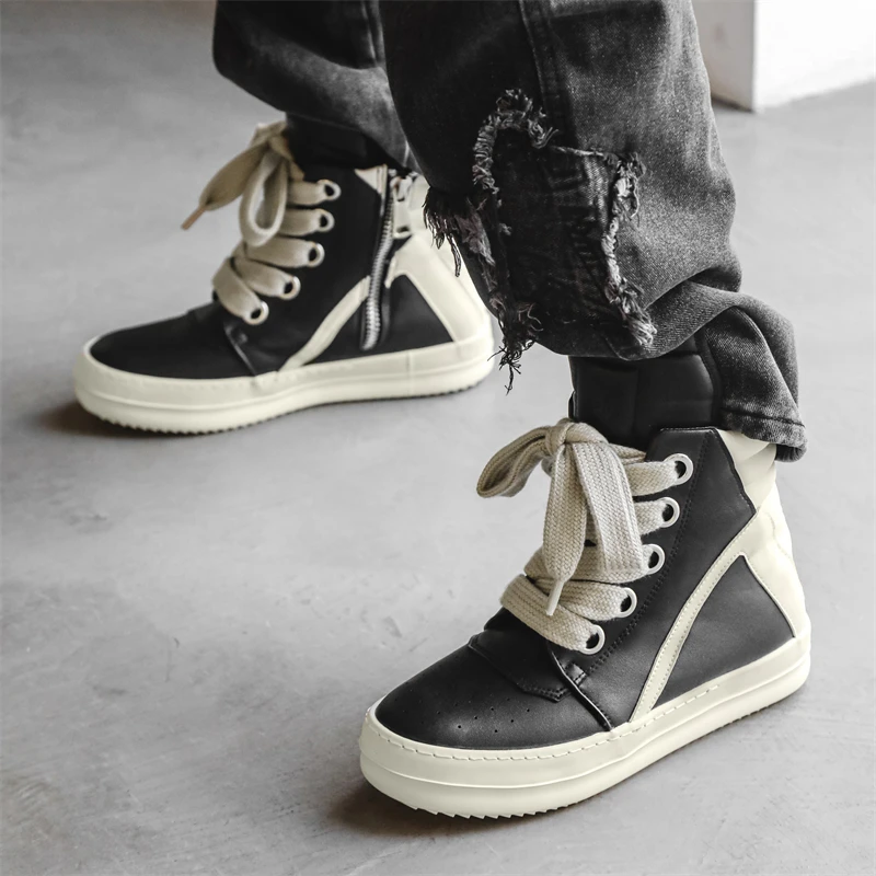 รองเท้าผ้าใบลำลองผู้ชายสุดหรู  - Street Fashion Male บทวิจารณ์และราคา