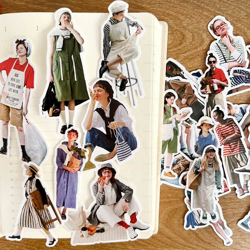 สติกเกอร์น่ารัก 26 ชิ้น สไตล์แ - Street Fashion Magazines บทวิจารณ์และราคา