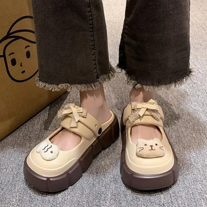 รองเท้าแตะแฟชั่นลายแมวและปลา D - Street Fashion Korean บทวิจารณ์และราคา