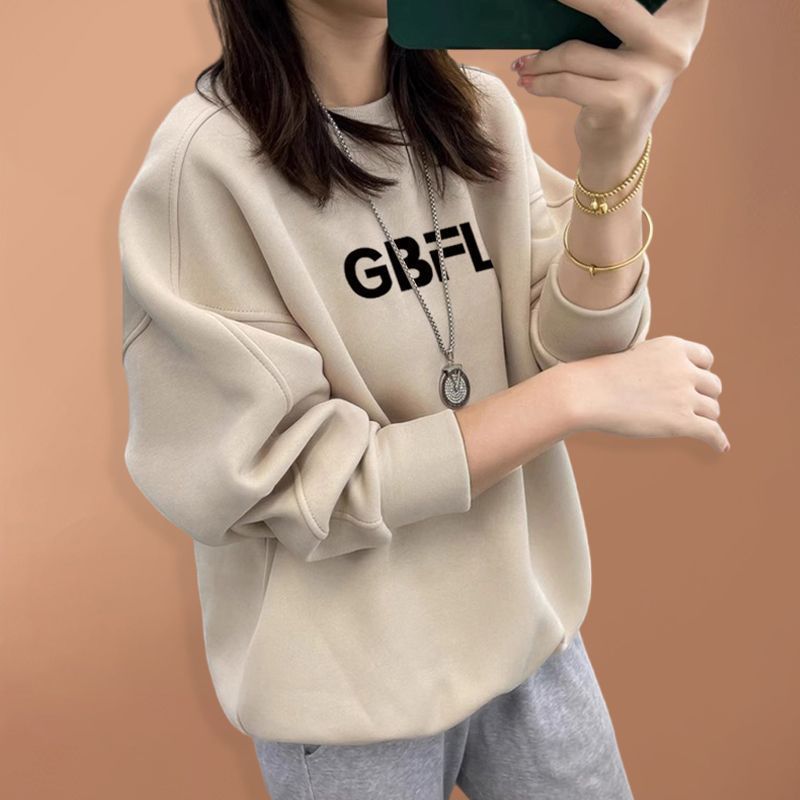 เสื้อสเวตเชิ้ตโอเวอร์ไซส์ผ้าฝ้ - Oversized Crewneck Fleece บทวิจารณ์และราคา