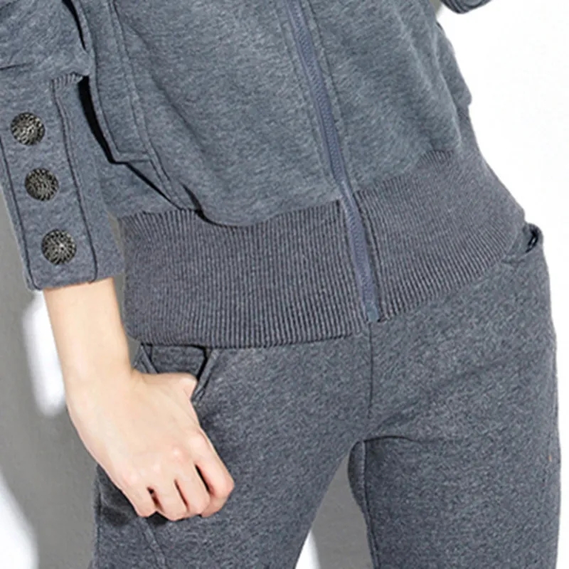 ชุดวอร์ม2ชิ้นผ้ากำมะหยี่บางมีฮ - Street Fashion Korean บทวิจารณ์และราคา