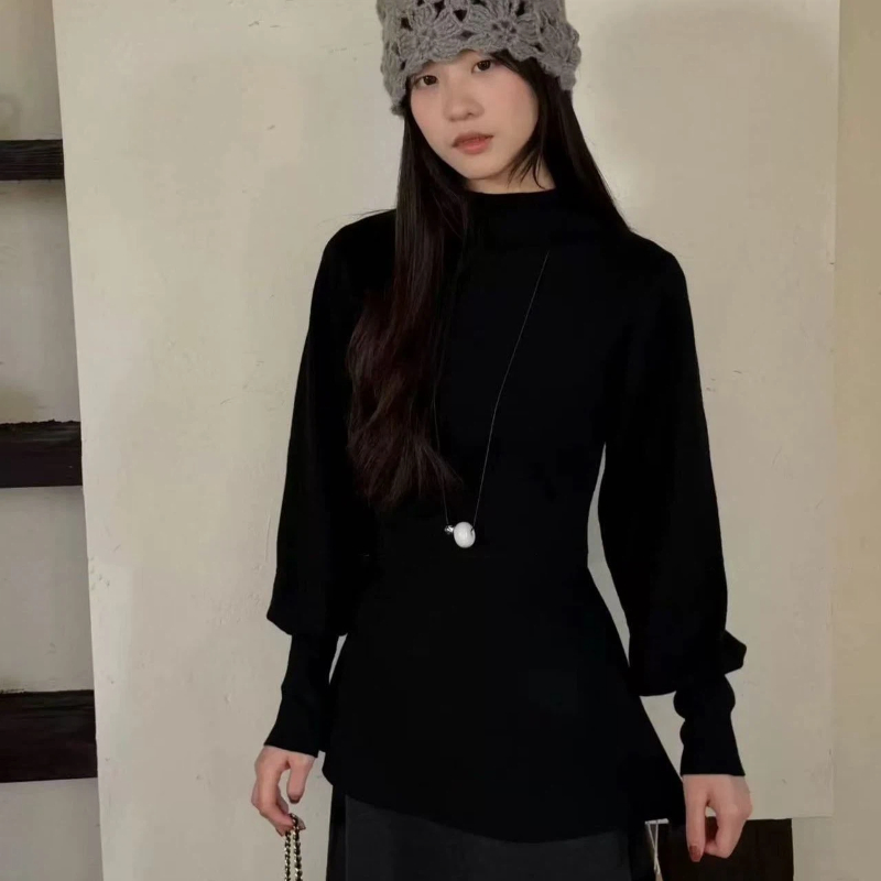 เสื้อสเวตเตอร์แขนยาวสไตล์เรียบ - Street Fashion Korean บทวิจารณ์และราคา