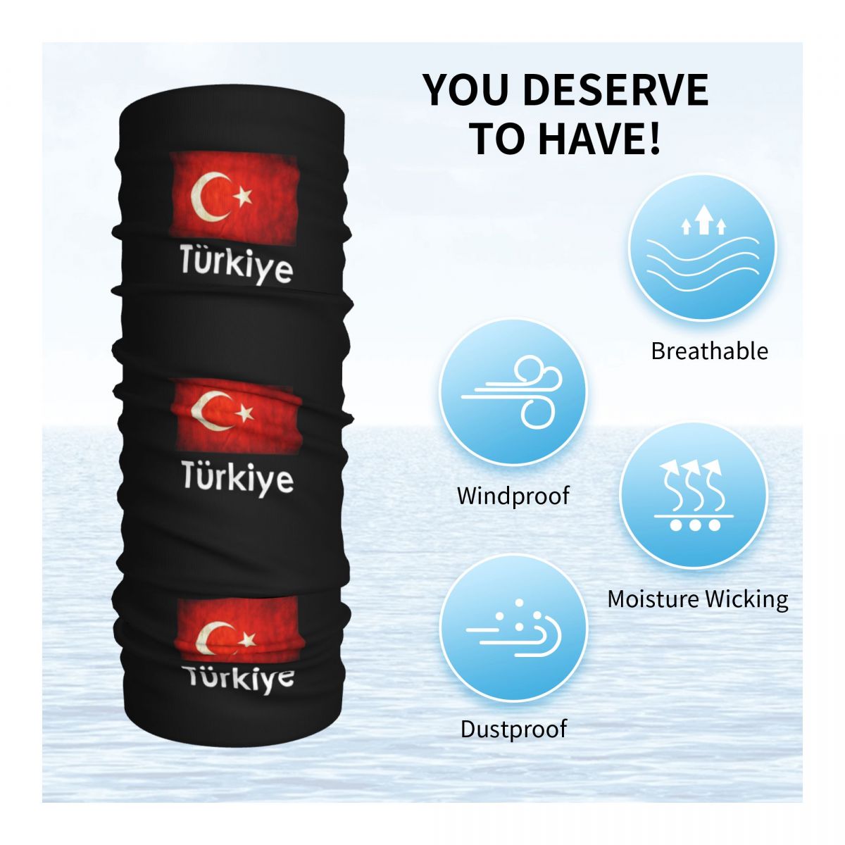 Turkiye ตุรกีธงออกแบบของขวัญผ้ - Balaclava Face Mask บทวิจารณ์และราคา