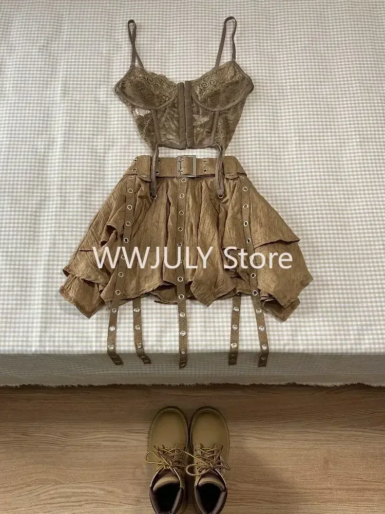 Harajuku Vintage แฟชั่น 3 ชิ้น - Street Fashion Korean บทวิจารณ์และราคา