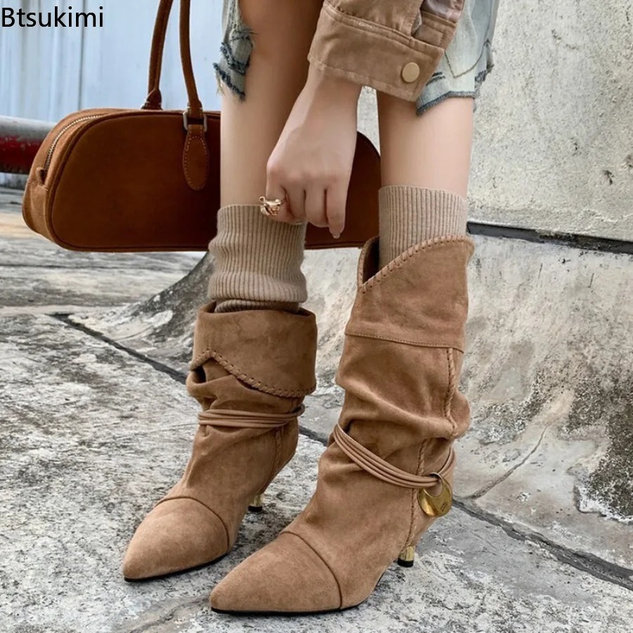 รองเท้าบูทสั้นส้นเตี้ยสำหรับผู - Street Fashion Youtube บทวิจารณ์และราคา