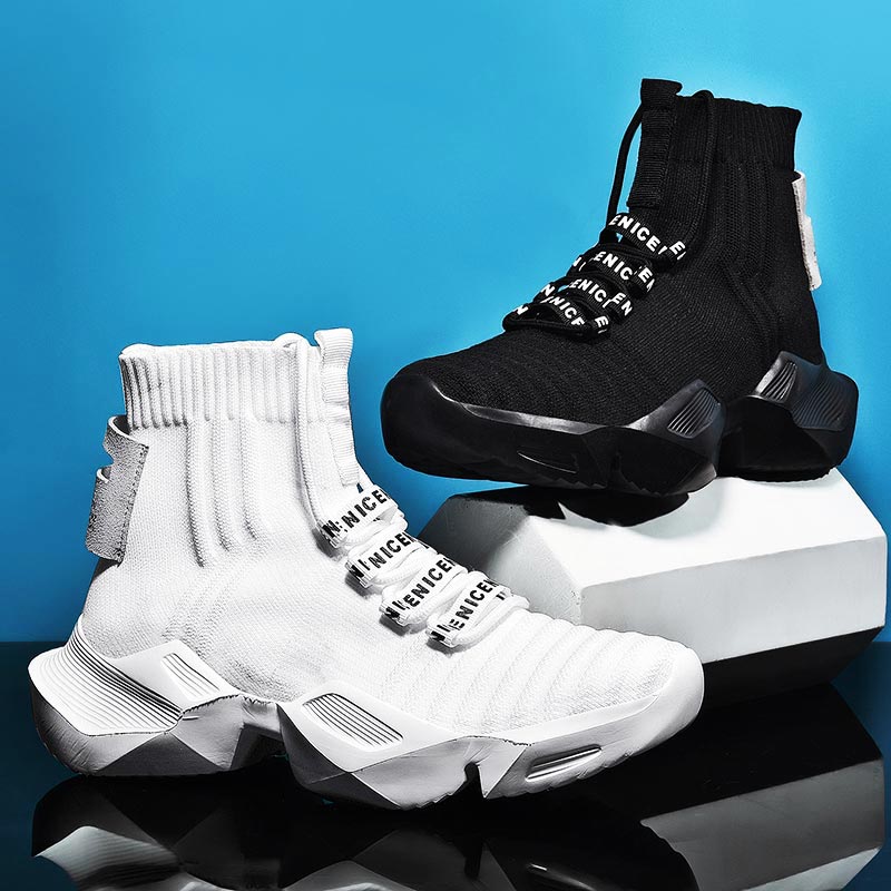 Plus ขนาดสูงขนาดใหญ่กีฬาถุงเท้ - Street Fashion Japan Brand บทวิจารณ์และราคา