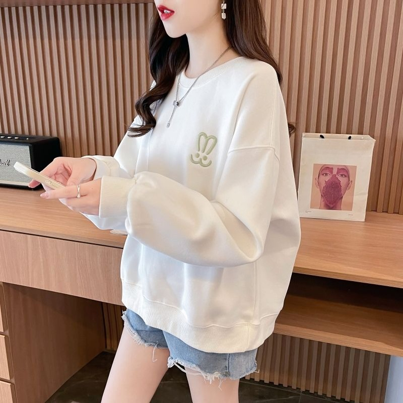 เสื้อสเวตเชิ้ตคอกลมทรงหลวมน้ำห - Oversized Crewneck Fleece บทวิจารณ์และราคา
