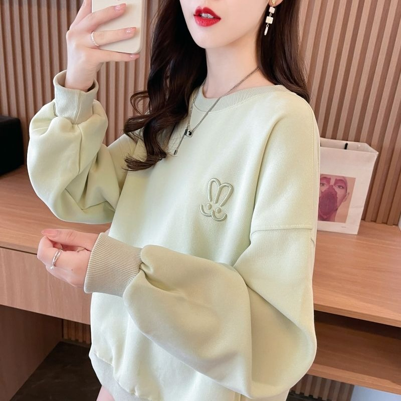 เสื้อสเวตเชิ้ตคอกลมทรงหลวมน้ำห - Oversized Crewneck Fleece บทวิจารณ์และราคา