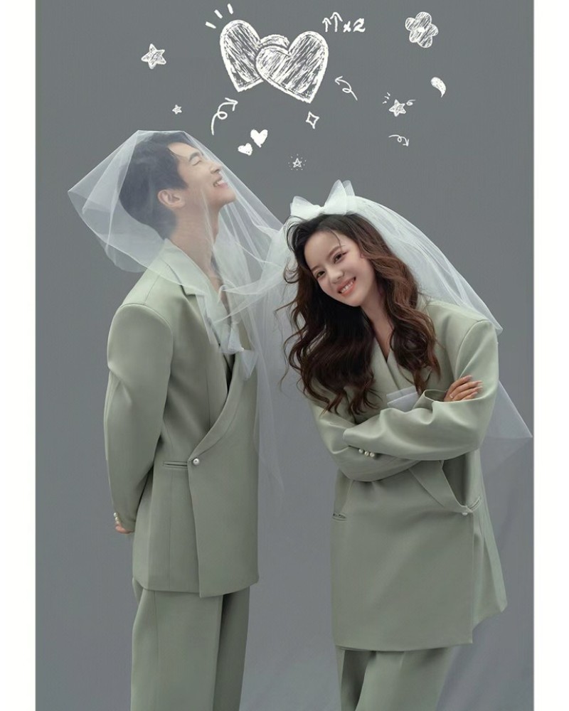 ชุดถ่ายภาพคู่รักแฟชั่นใหม่ปี 2 - Street Fashion Magazines บทวิจารณ์และราคา