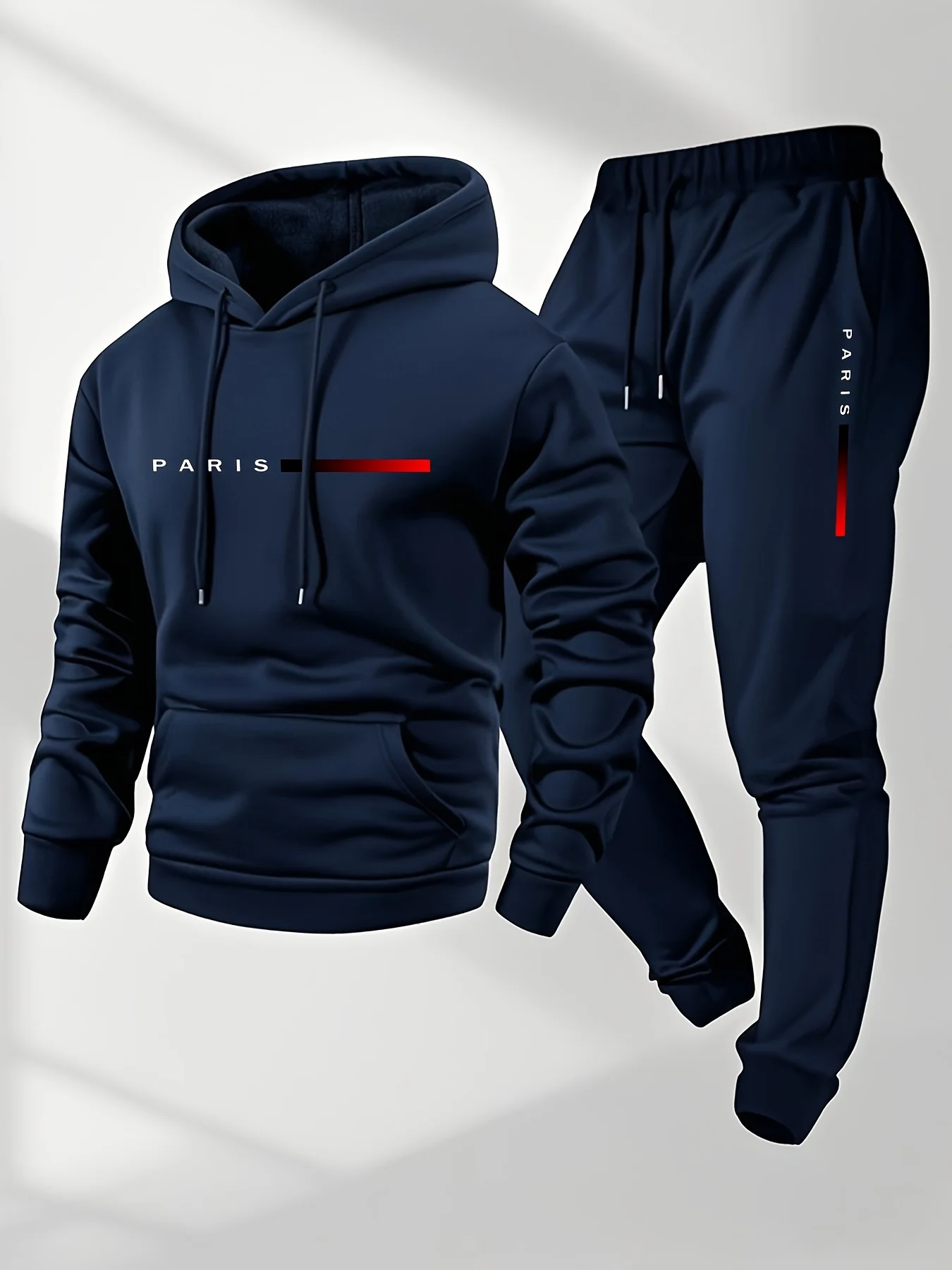 ชุดกีฬาพิมพ์ลายตัวอักษรแฟชั่นส - Street Fashion Male บทวิจารณ์และราคา