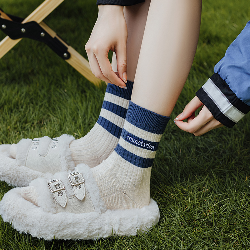 ฤดูใบไม้ร่วงผู้หญิงกีฬาถุงเท้า - Street Fashion Youtube บทวิจารณ์และราคา