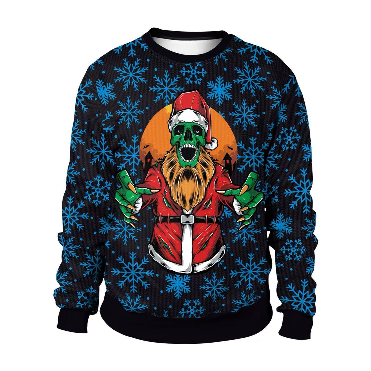 เสื้อสเวตเตอร์คริสต์มาสลายรถไถ - Oversized Crewneck Fleece บทวิจารณ์และราคา