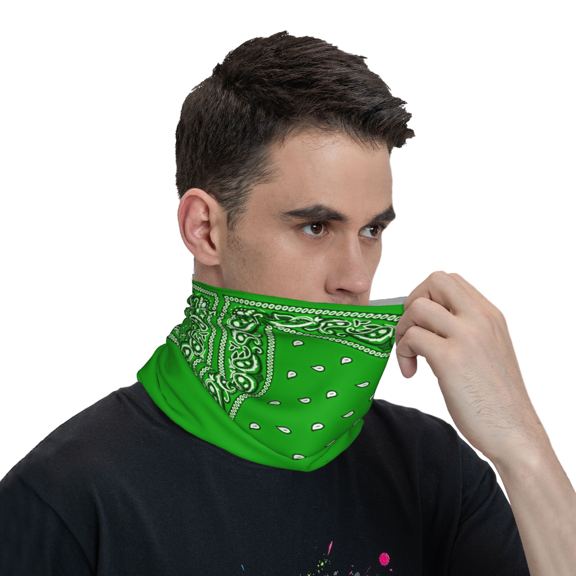 ผ้าพันคอสีเขียว  หน้ากากปิดหน้ - Balaclava Face Mask บทวิจารณ์และราคา