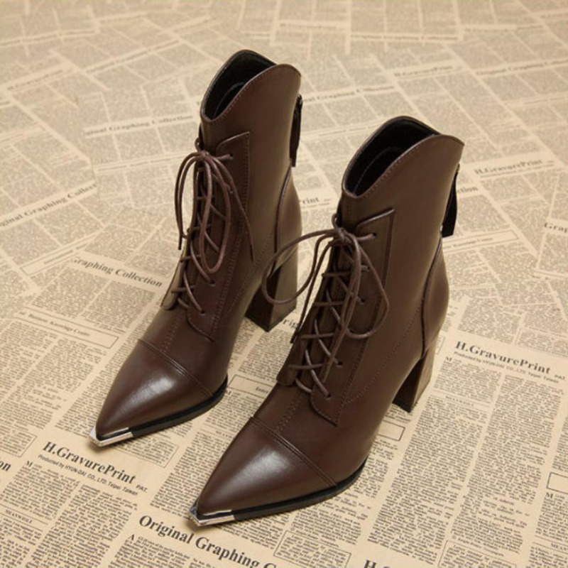 รองเท้าบูทข้อเท้าผู้หญิง แฟชั่ - Street Fashion Winter 2025 บทวิจารณ์และราคา